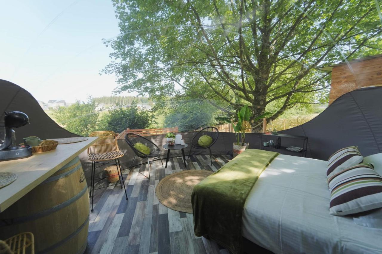 Bulles Odette & Ginette Et Tiny House Suzette "Au Guet Marais" Etape Insolite Paliseul エクステリア 写真