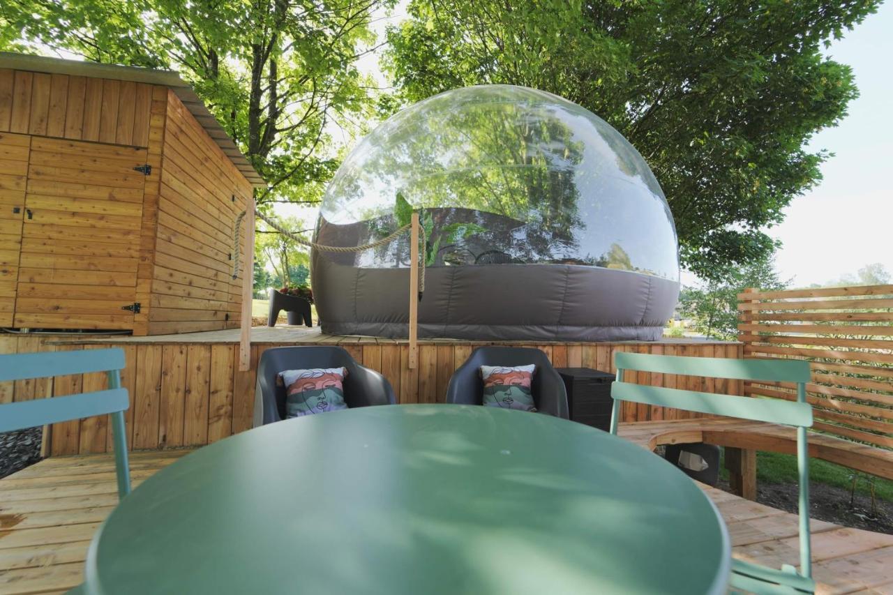 Bulles Odette & Ginette Et Tiny House Suzette "Au Guet Marais" Etape Insolite Paliseul エクステリア 写真