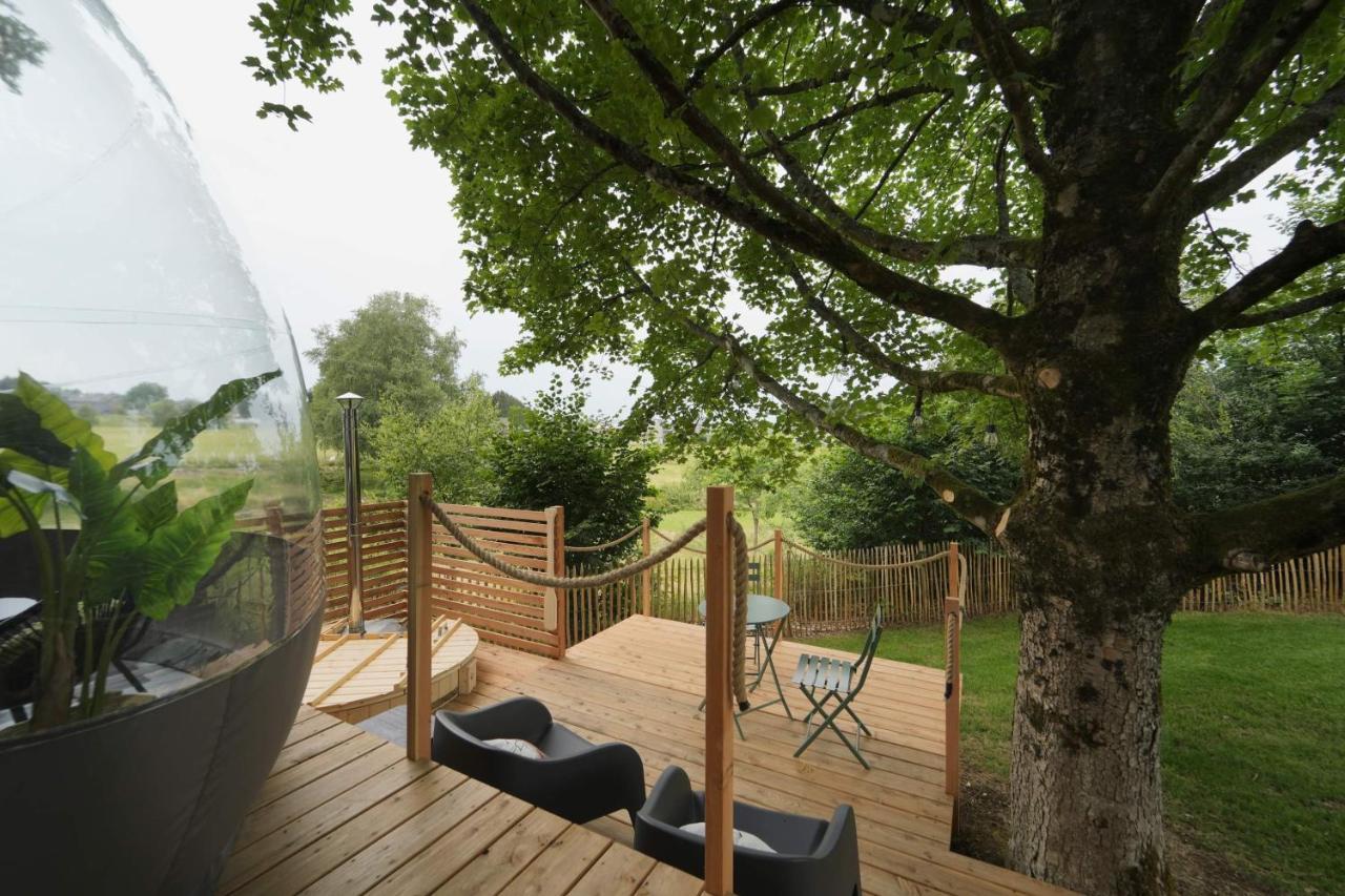Bulles Odette & Ginette Et Tiny House Suzette "Au Guet Marais" Etape Insolite Paliseul エクステリア 写真