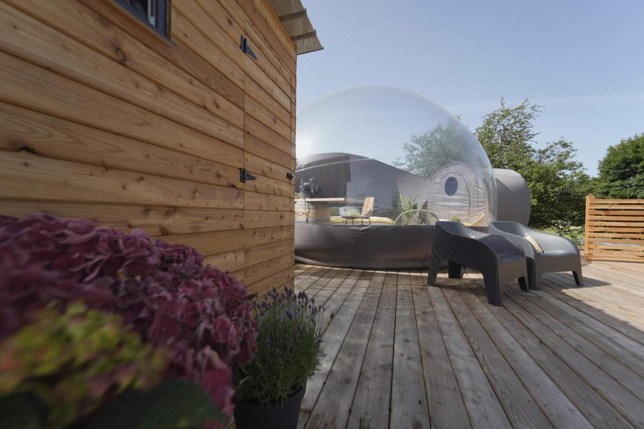 Bulles Odette & Ginette Et Tiny House Suzette "Au Guet Marais" Etape Insolite Paliseul エクステリア 写真