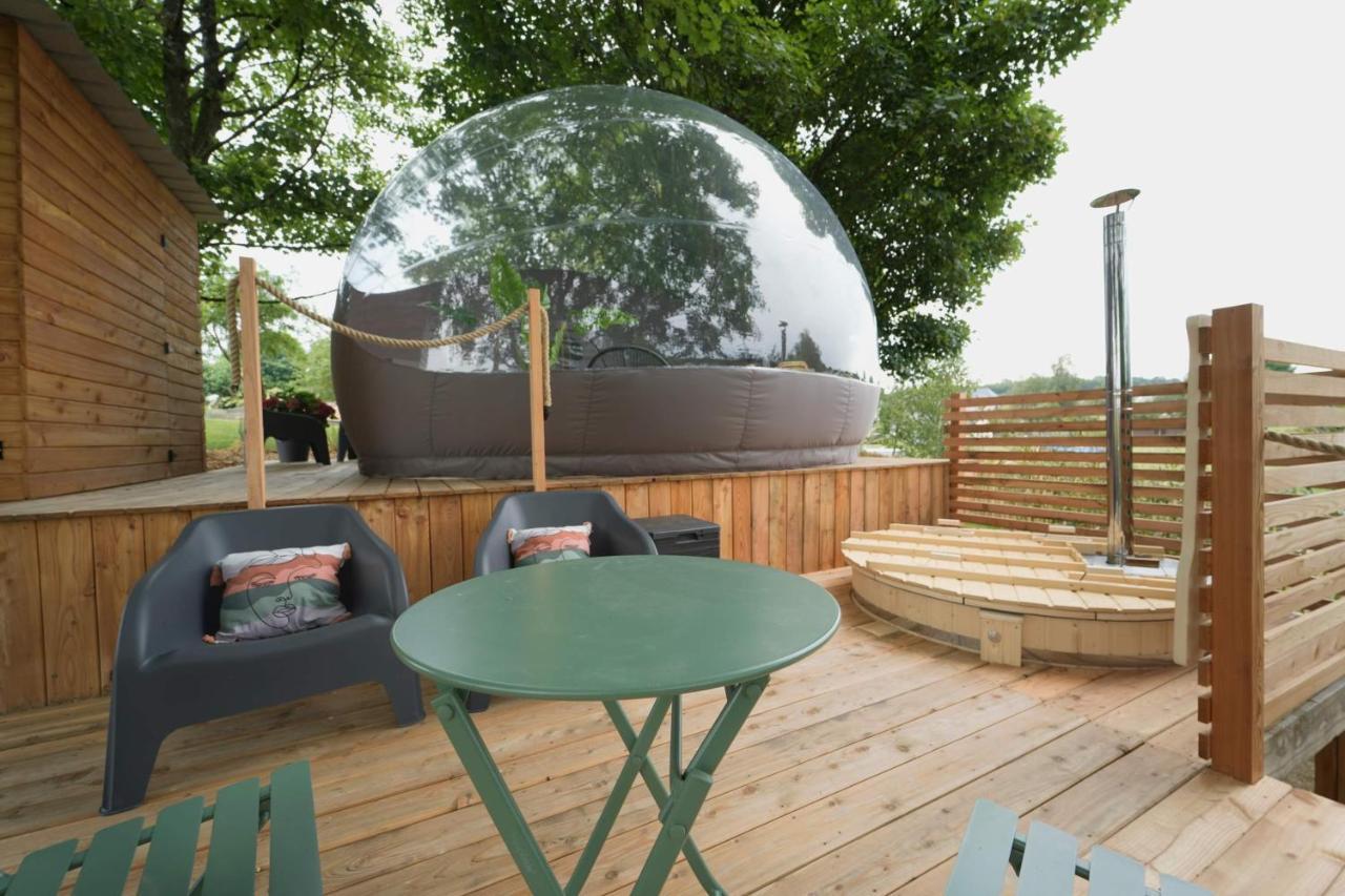 Bulles Odette & Ginette Et Tiny House Suzette "Au Guet Marais" Etape Insolite Paliseul エクステリア 写真