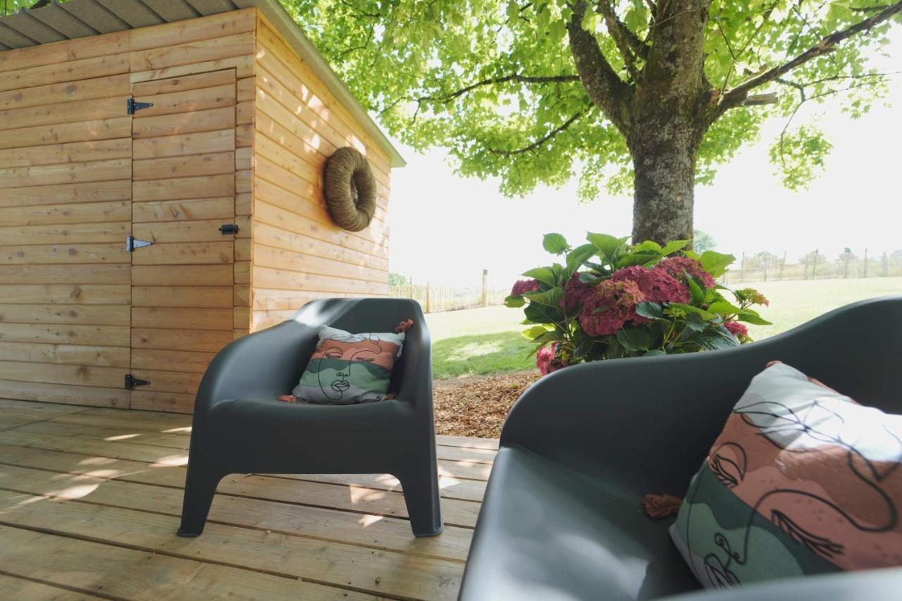 Bulles Odette & Ginette Et Tiny House Suzette "Au Guet Marais" Etape Insolite Paliseul エクステリア 写真