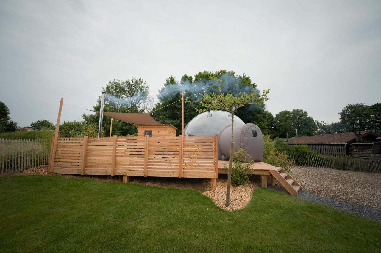 Bulles Odette & Ginette Et Tiny House Suzette "Au Guet Marais" Etape Insolite Paliseul エクステリア 写真