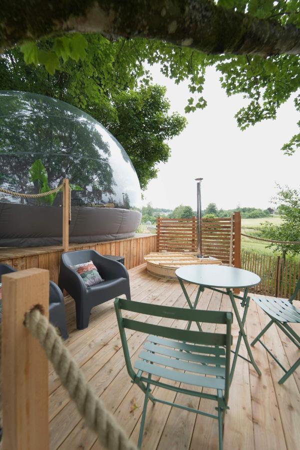 Bulles Odette & Ginette Et Tiny House Suzette "Au Guet Marais" Etape Insolite Paliseul エクステリア 写真