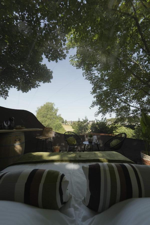 Bulles Odette & Ginette Et Tiny House Suzette "Au Guet Marais" Etape Insolite Paliseul エクステリア 写真