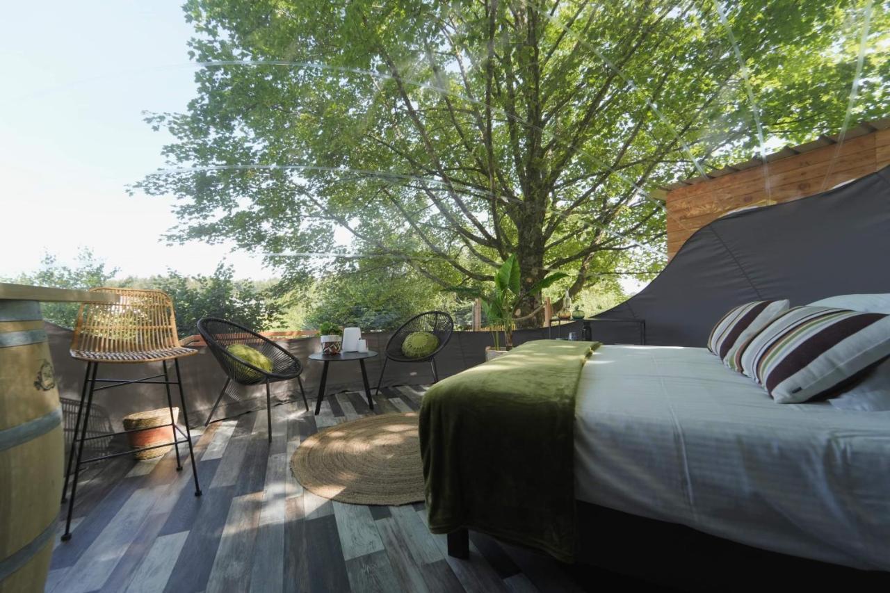 Bulles Odette & Ginette Et Tiny House Suzette "Au Guet Marais" Etape Insolite Paliseul エクステリア 写真